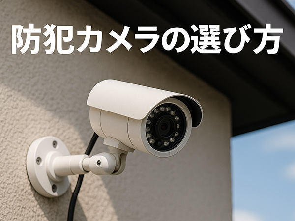防犯カメラの選び方